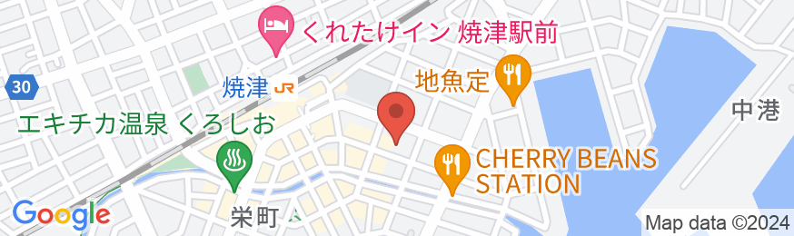 ホテル シーラックパル焼津の地図