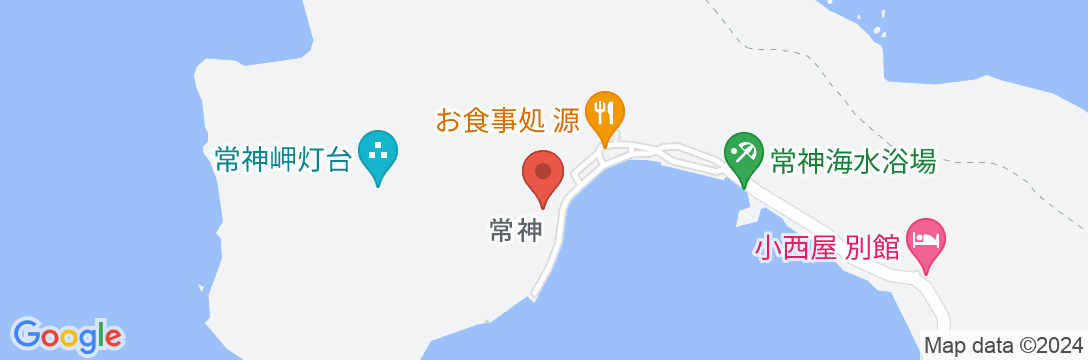 若狭常神 民宿 杉本の地図