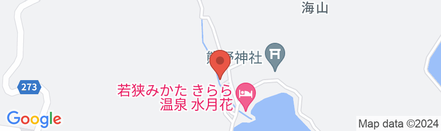 若狭三方 料理旅館 なが田の地図