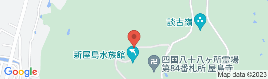 屋島の宿 桃太郎の地図