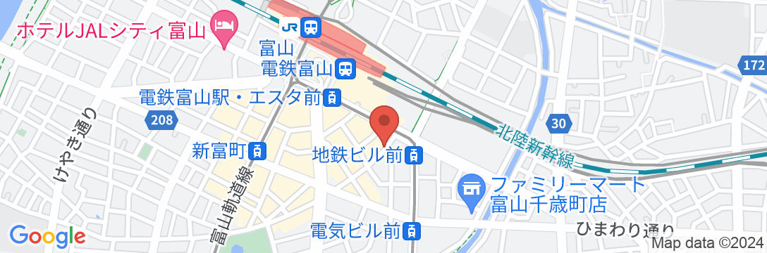 日本ビジネスホテルの地図