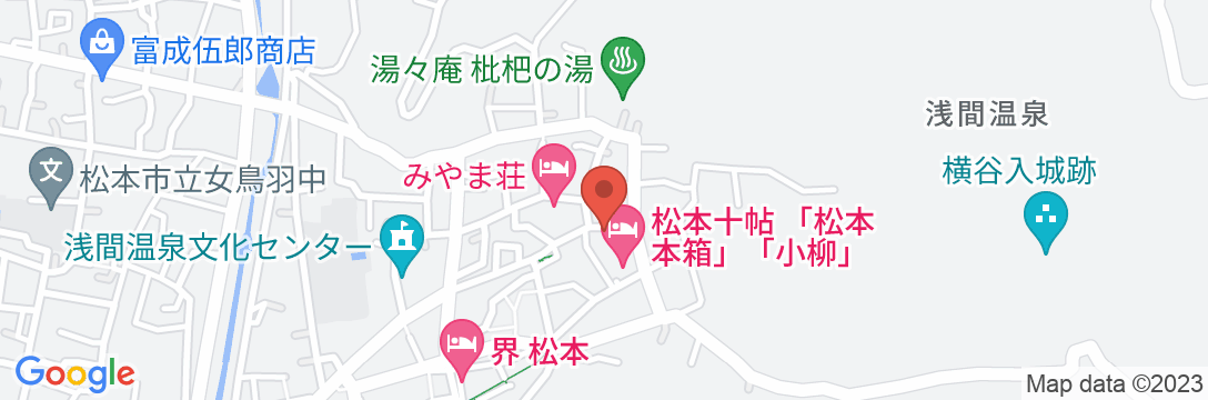 onsen hotel OMOTOの地図