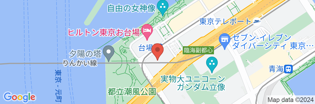 グランドニッコー東京 台場の地図