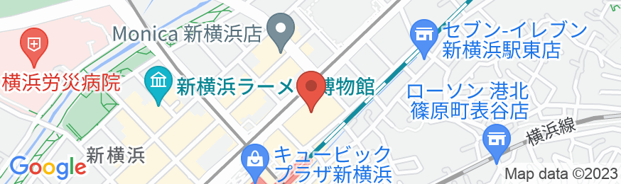 新横浜プリンスホテルの地図