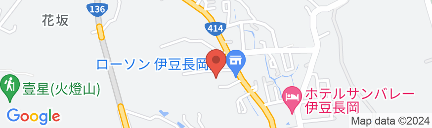 伊豆長岡温泉 ホテルサンバレー悠々館の地図