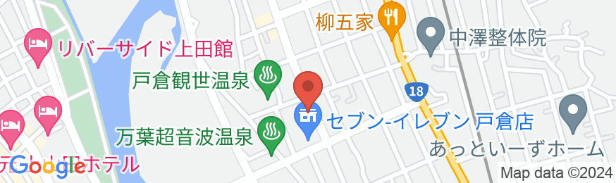 戸倉上山田温泉 湯の宿 福寿草の地図