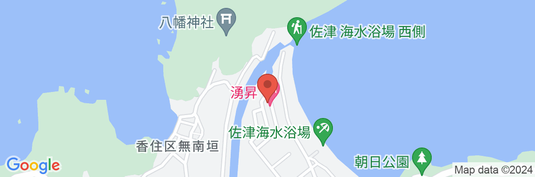 佐津温泉 湧昇(ゆうしょう)の地図