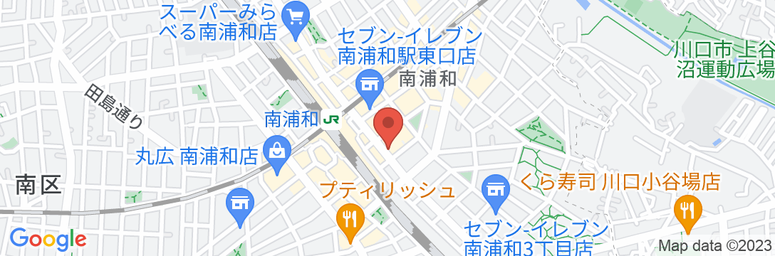 ホテルニュー埼玉の地図