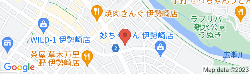 ビジネスホテル 伊勢崎 ファースト・インの地図