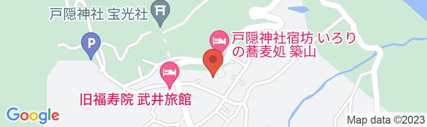 戸隠神社 宿坊 お宿 諏訪の地図