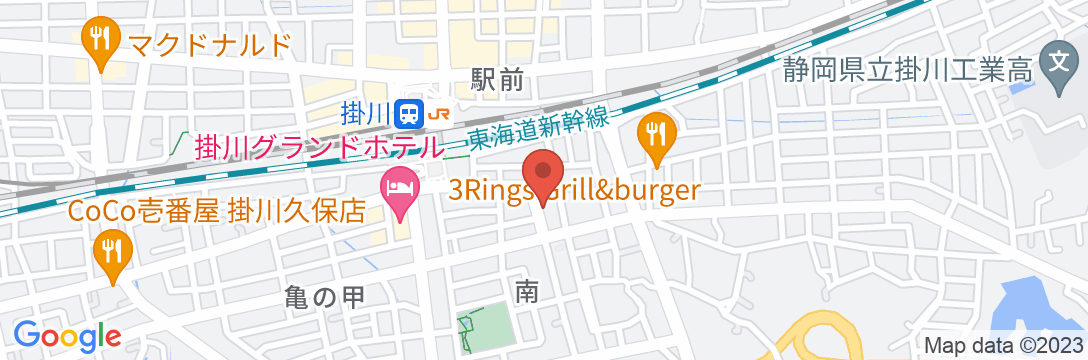スマイルホテル掛川の地図