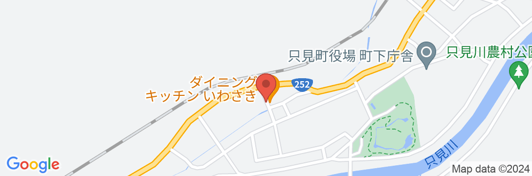 奥会津・只見町 民宿 いわさき荘の地図