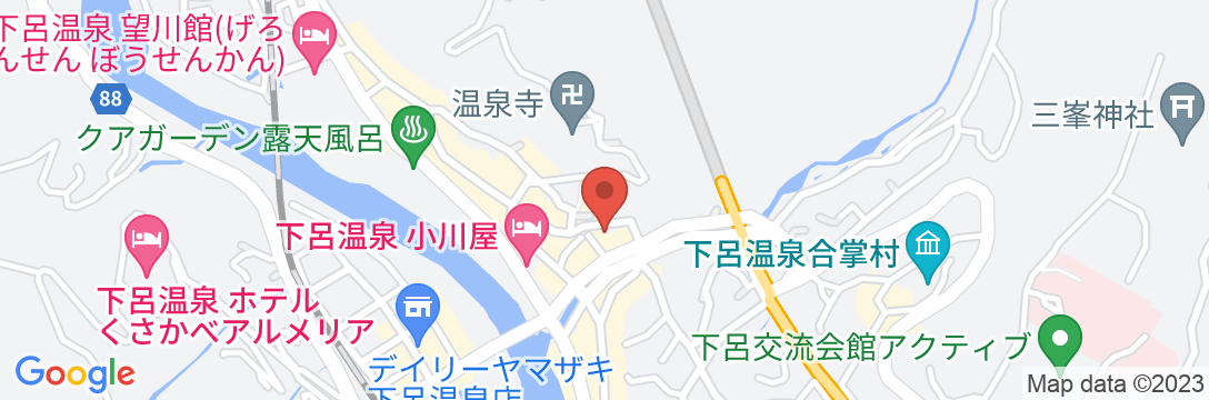 下呂温泉 内湯 浅野屋の地図