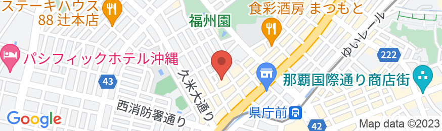 沖縄県青年会館の地図