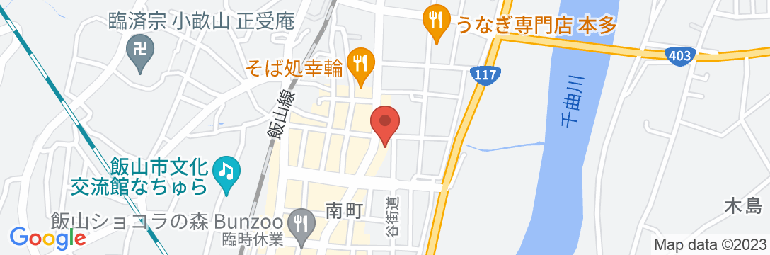 信州奥信濃 御宿 飯山館の地図