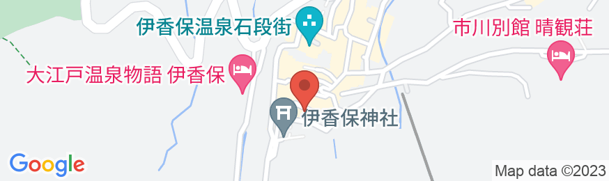 伊香保温泉 横手館の地図