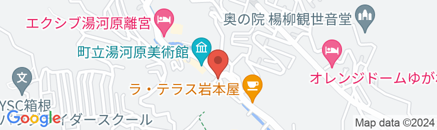 湯河原温泉 源泉宿 ゆっくりの地図