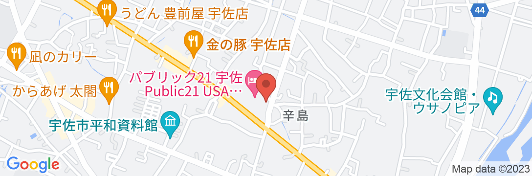 ホテルパブリック21の地図