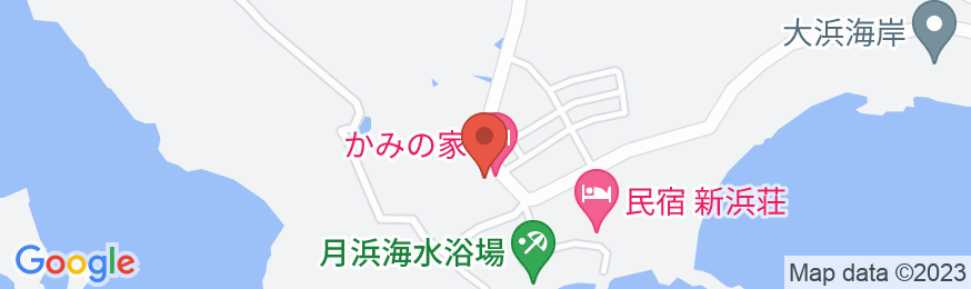 奥松島 民宿 かみの家の地図