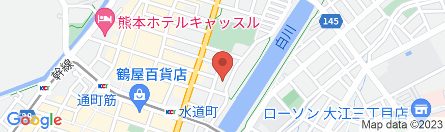 ホテル メルパルク熊本の地図