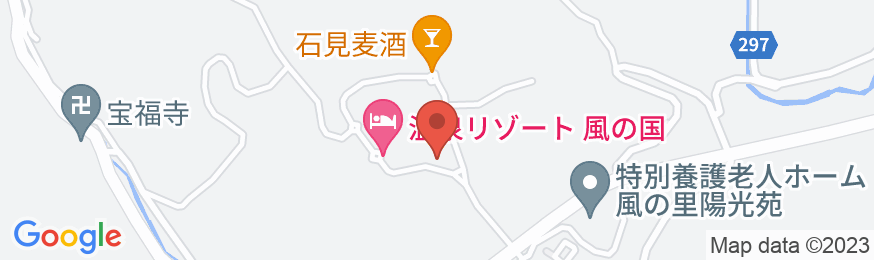 KAZENOKUNI IWAMI RESORT&STAYSの地図