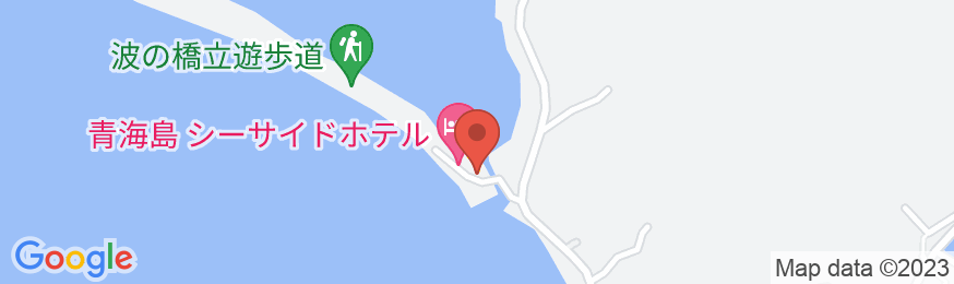 青海島シーサイドホテルの地図