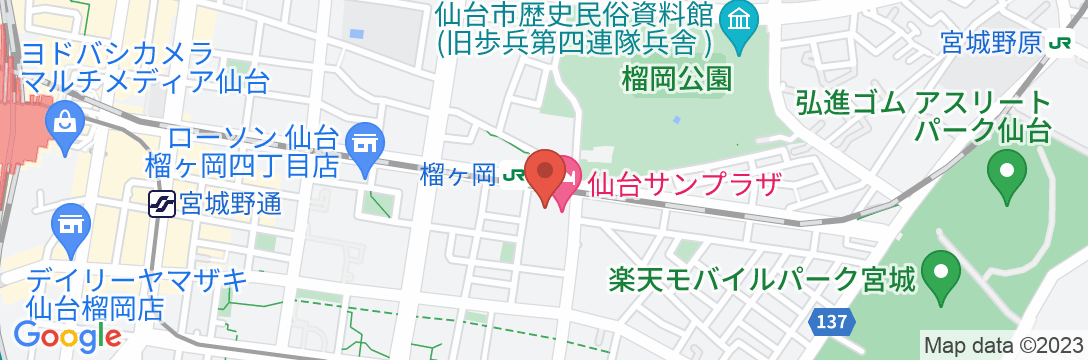 仙台サンプラザの地図