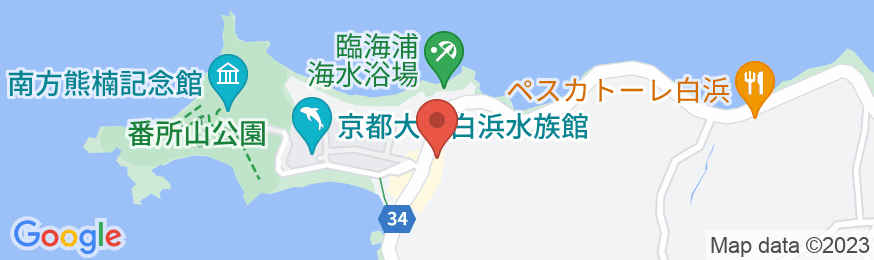 白浜温泉 民宿まるき 別館の地図