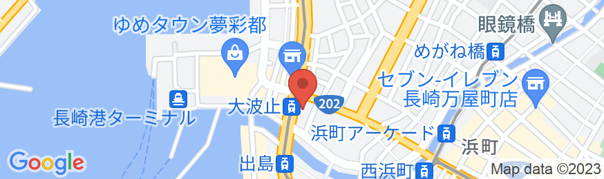 ホテルベルビュー長崎出島の地図
