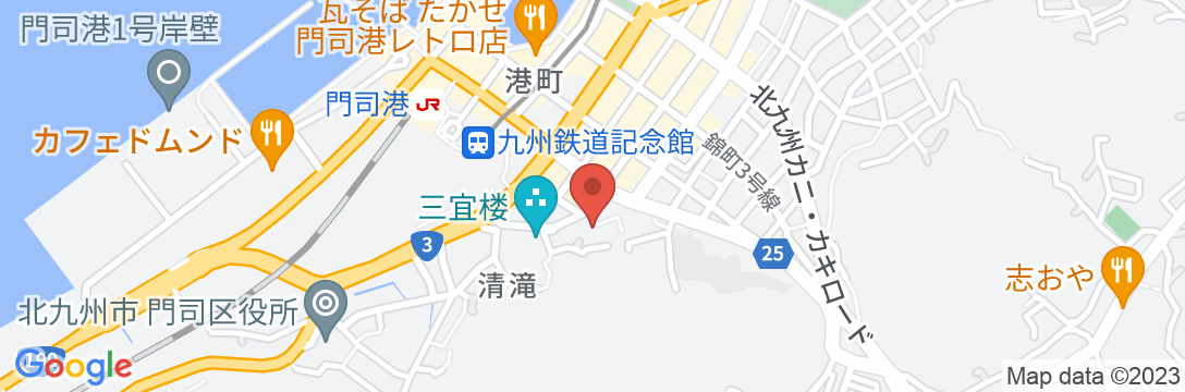 旅館 むつみ関門荘の地図