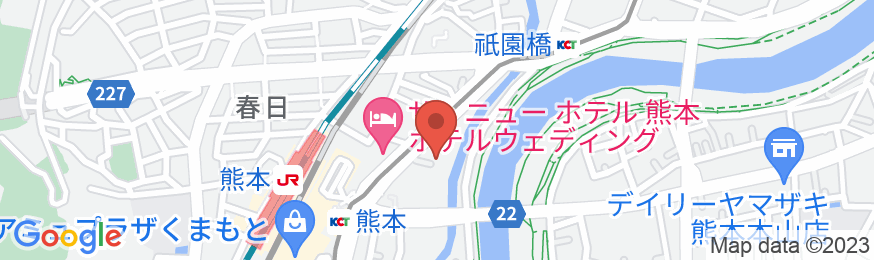 ホテルルートイン熊本駅前の地図