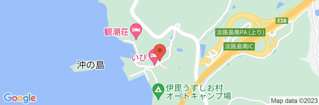 淡路うずしお温泉 民宿 しら波荘 <淡路島>の地図