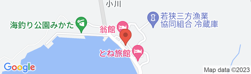 若狭小川 民宿 徳兵衛の地図
