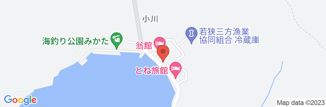 若狭小川 民宿 徳兵衛の地図