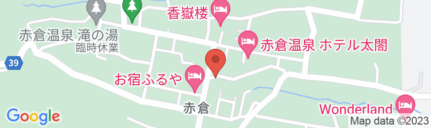 赤倉温泉 寿楼の地図
