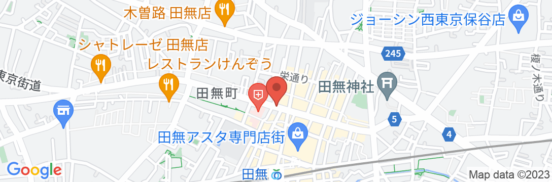 田無第一ホテルの地図