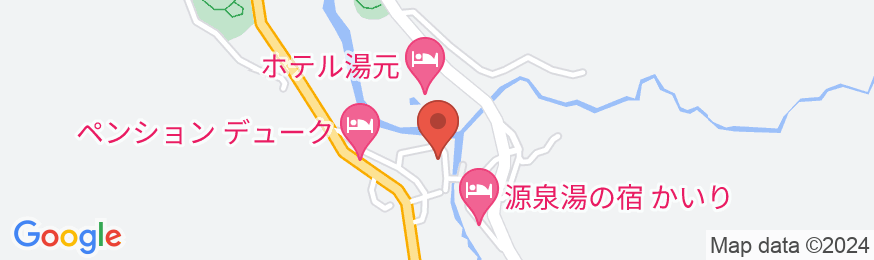 大湯温泉 湯元庄屋 和泉屋旅館<新潟県>の地図