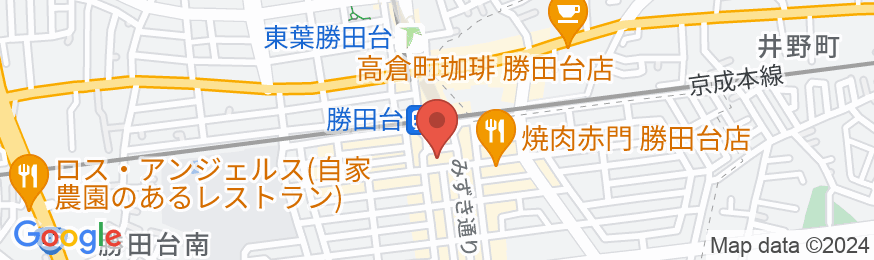 ベッセルイン八千代勝田台駅前の地図