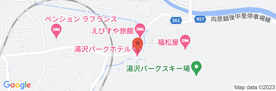 湯沢パークホテルの地図