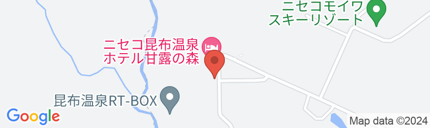 ニセコ昆布温泉 ホテル甘露の森の地図