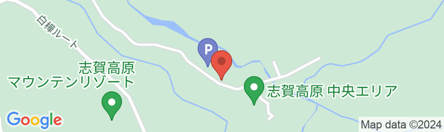 志賀山温泉 アスペン志賀の地図