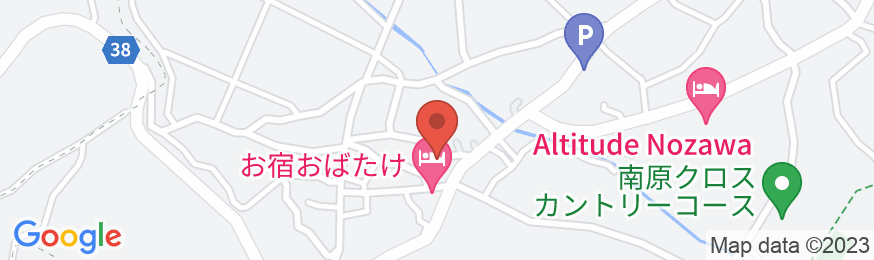 野沢温泉 民宿ニューほしばの地図