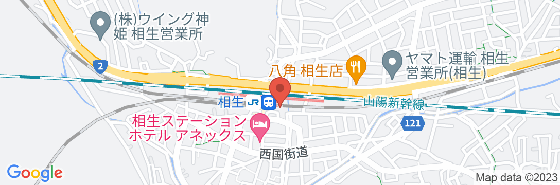 相生ステーションホテルの地図