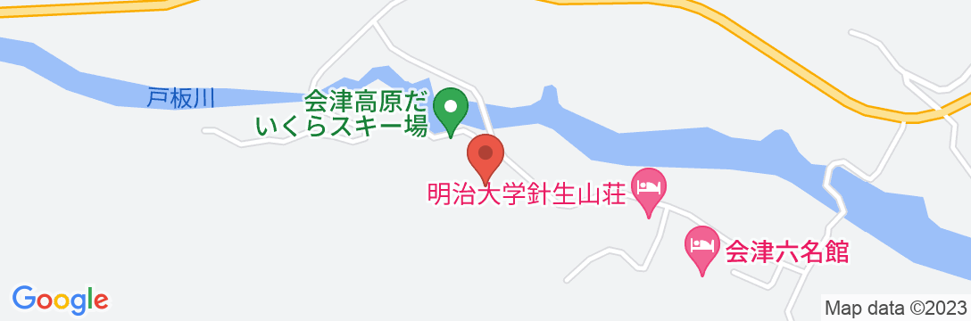 会津高原 リゾートイン台鞍の地図