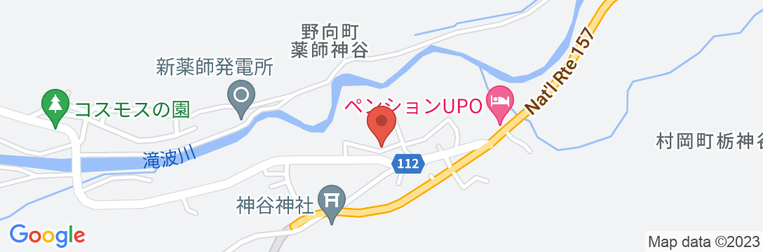 勝山市 ペンションUPO(ウポ)の地図