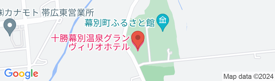 十勝幕別温泉 グランヴィリオホテル -ルートインホテルズ-の地図