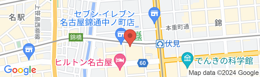 名古屋観光ホテルの地図