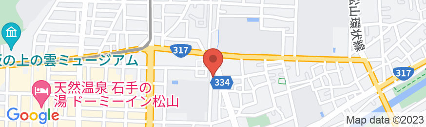 スーパーホテル松山の地図