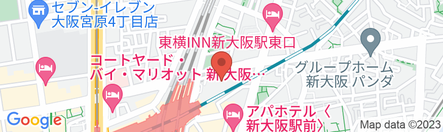 ステップイン新大阪東口の地図