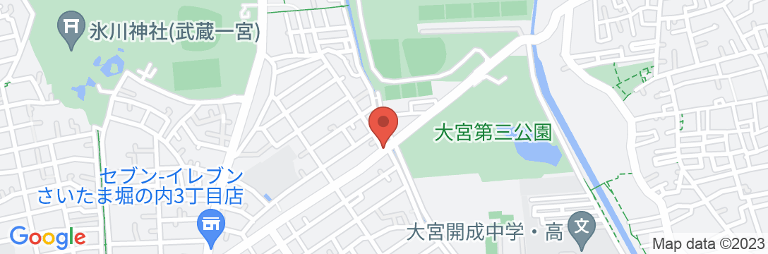 料亭旅館 新道山家の地図